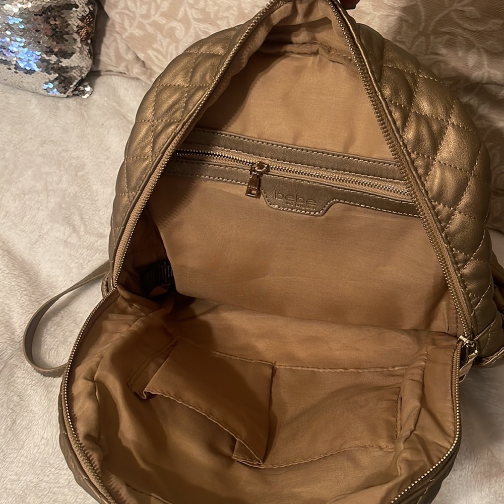 Bebe Bronzed, Mini Backpack - image 3